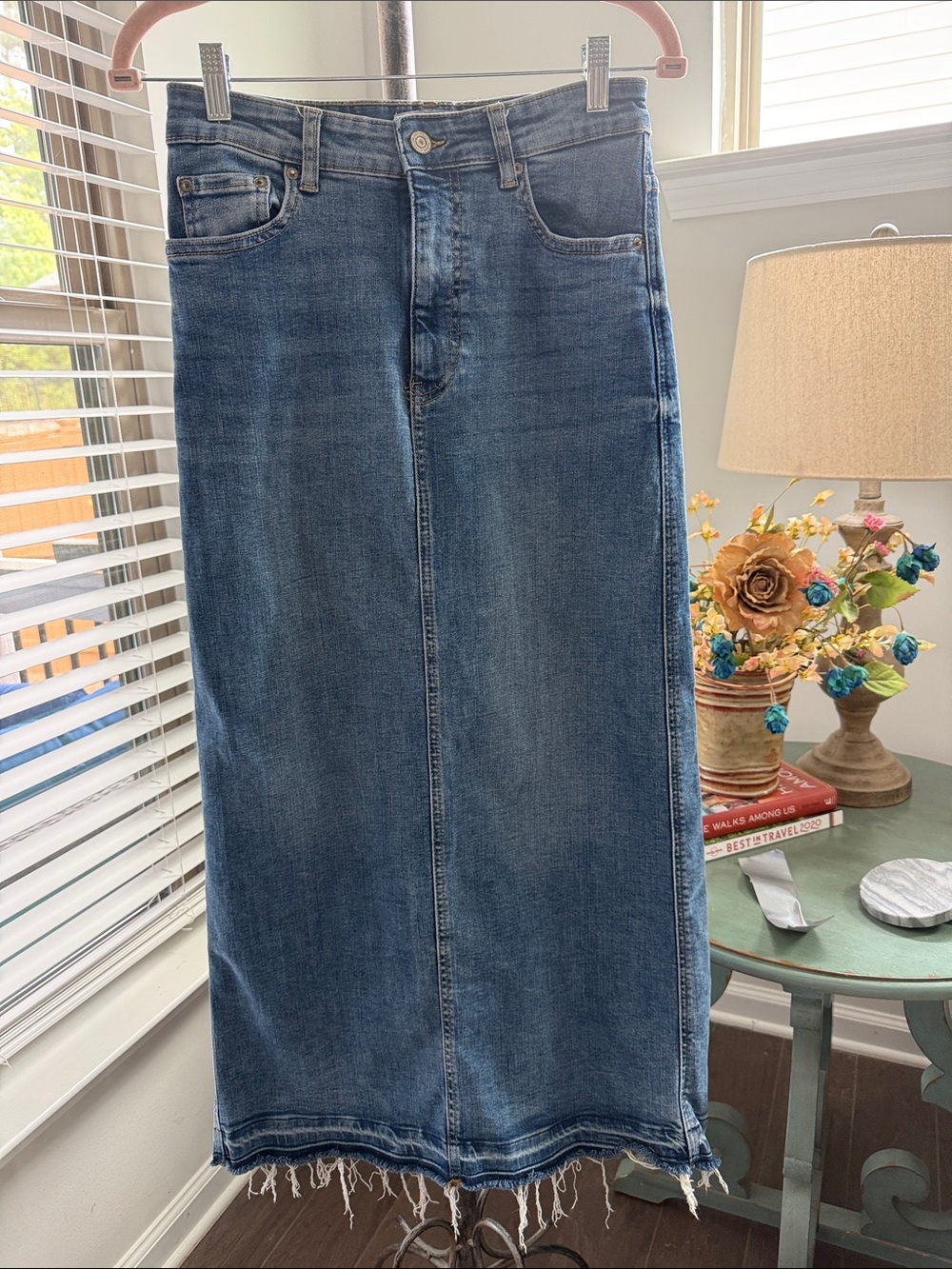 Zara Skinny Maxi Skirt